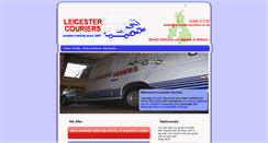 Desktop Screenshot of leicestercouriers.co.uk
